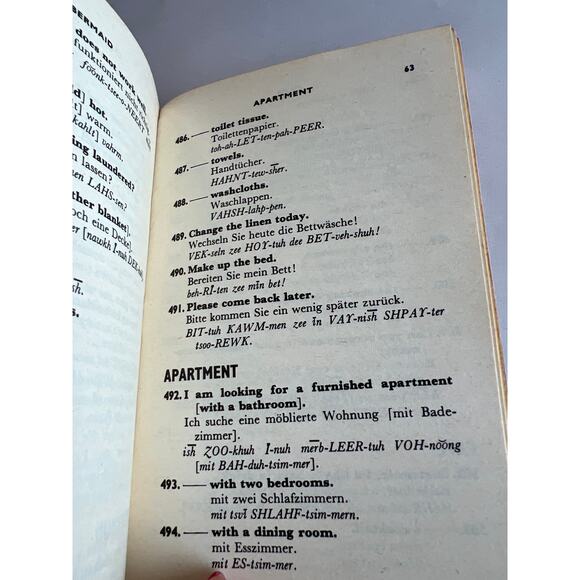 Say it in German, 1957, translation guide - Picture 6 of 8